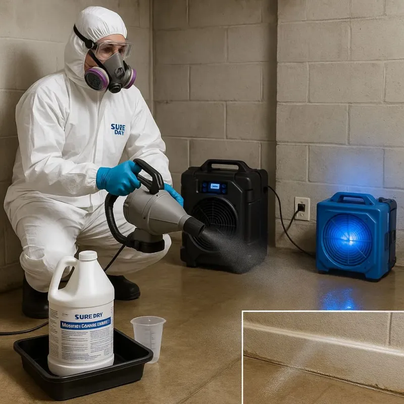 Sanitization and Odor Removal process in Siesta Shores, TX