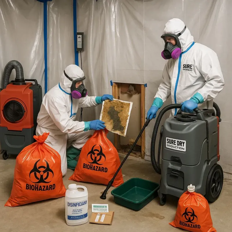 Contaminated Water Handling Protocols process in Siesta Shores, TX